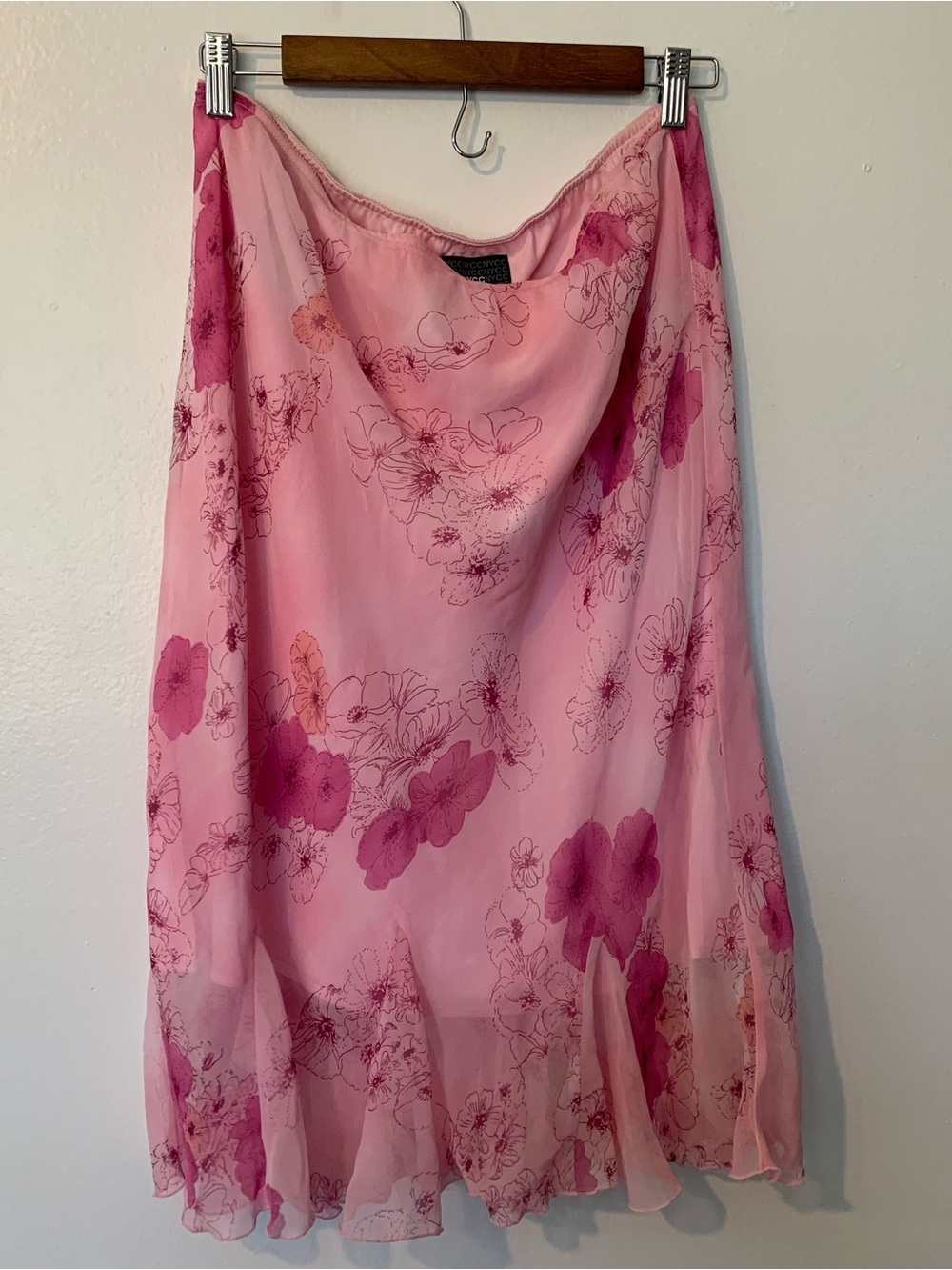 Vintage fairy Pink Floral Lightweight Wrap Scarf